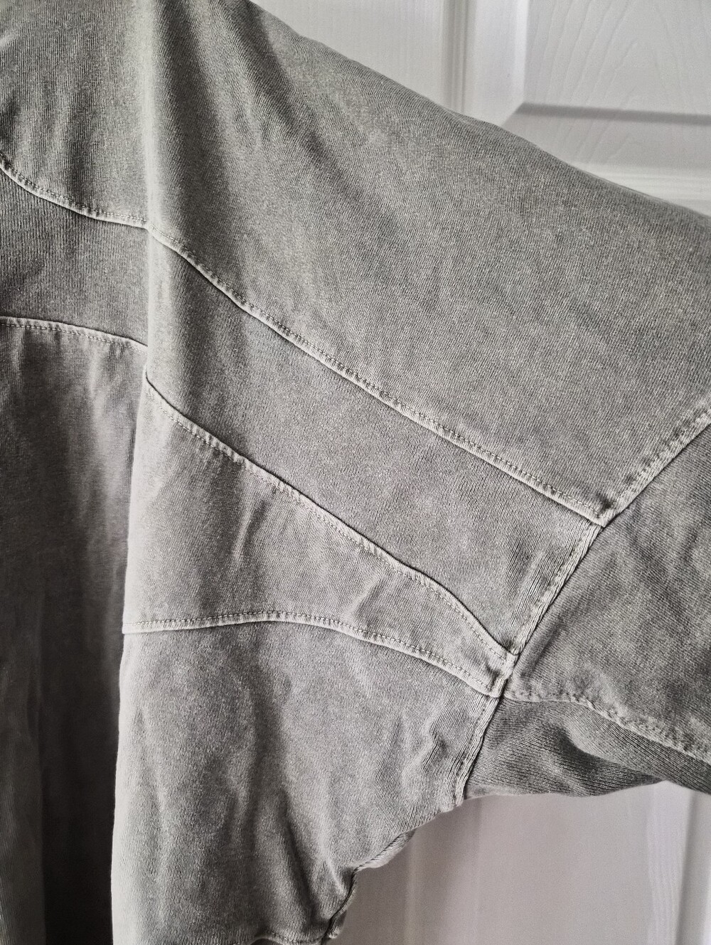 Joah Brown Vintage Panel Long Sleeve Oversized Tee Haze Cotton S/M RUNS BIG - Picture 7 of 9